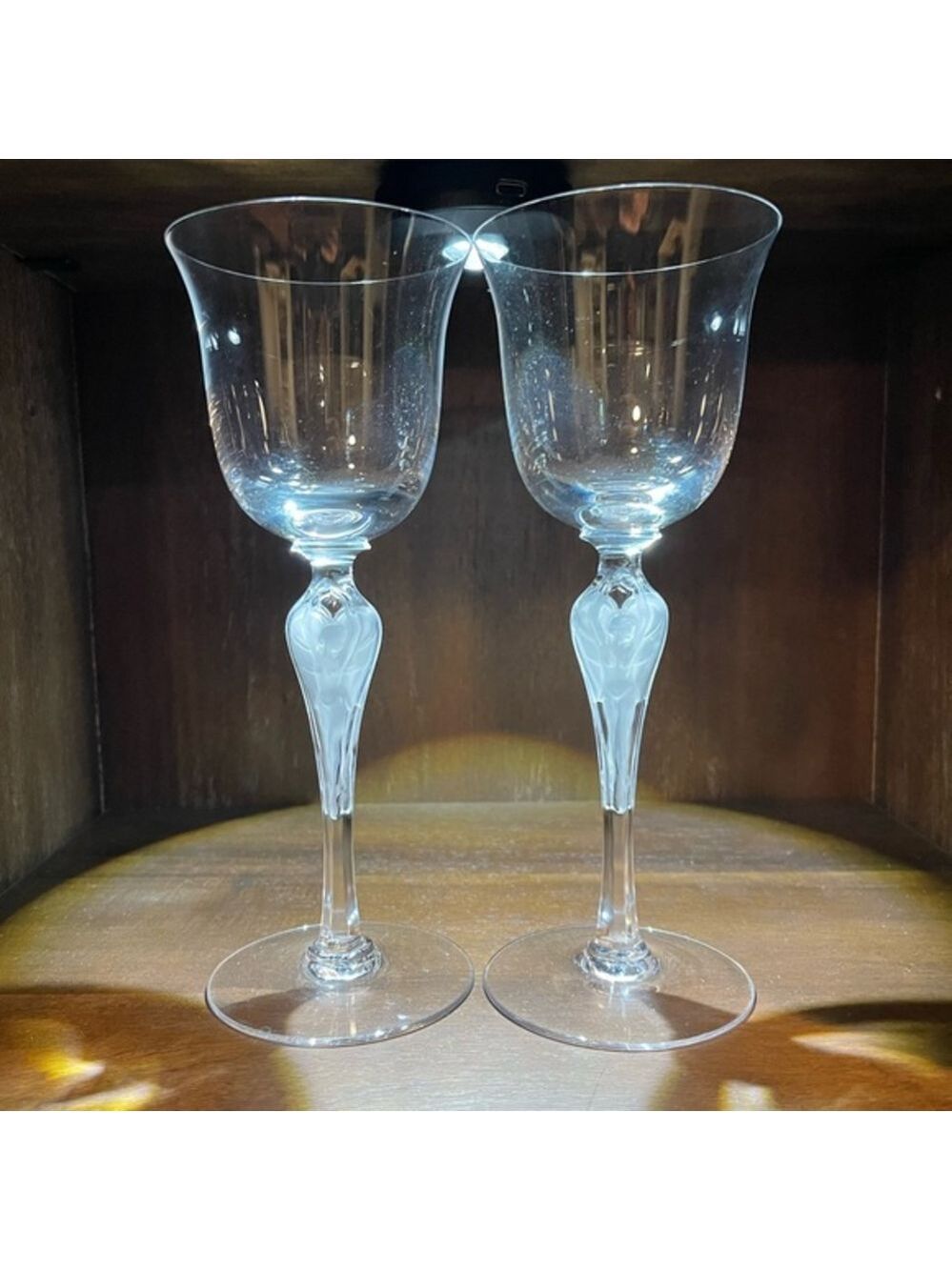 FABERGE PAVLOVA Ballerina Clear Wine Glass Set